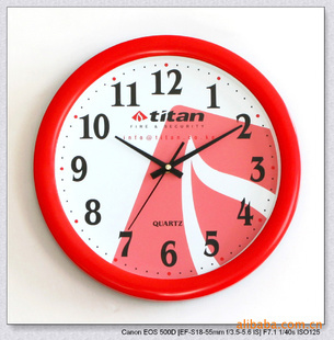 威林钟表14寸高档促销礼品钟 经典与实用的完美结合