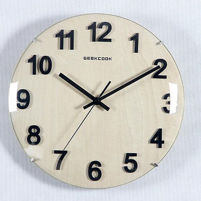 Geekcook/极客库简约客厅挂钟 秋月无边设计质量解析